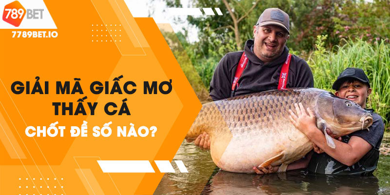 Giải mộng mơ thấy cá