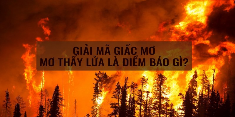 Điềm báo của giấc mơ thấy ngọn lửa cháy
