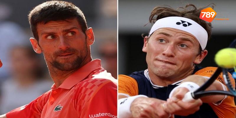 Casper Ruud gặp gỡ Djokovic tại chung kết
